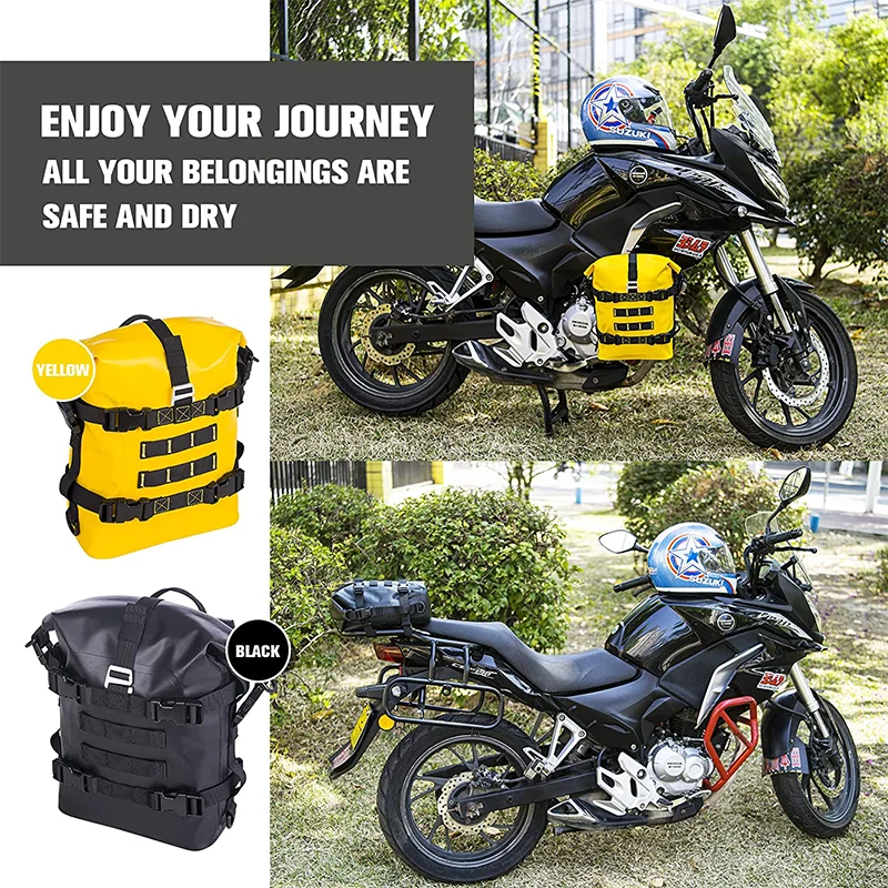 Free Shipping WILD HEART Waterproof Motorcycle Bag 500D PVC Dirt Resistant And Dry Motor Side Bag Tail Bag With Shoulder Strap