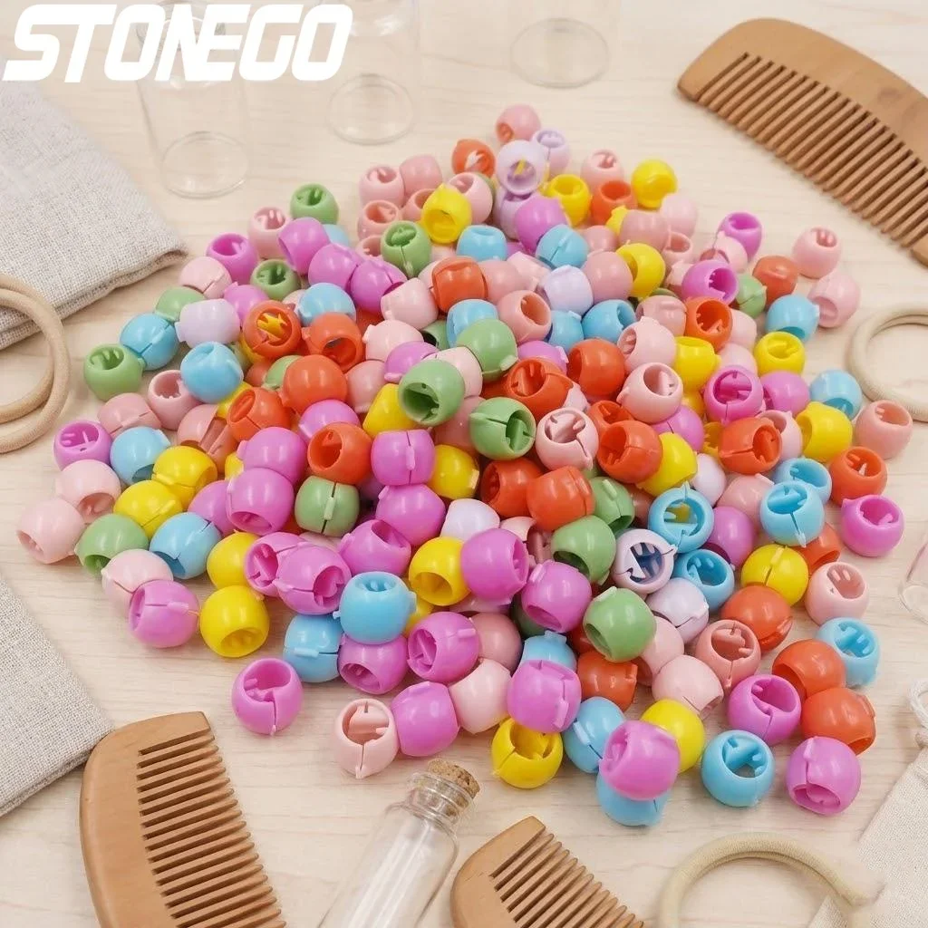Pastel Hair Claw Clips Set 20/50/100PCS for Women Minimalist Plastic Hairpins Beaded Hair Accessories Gift Box