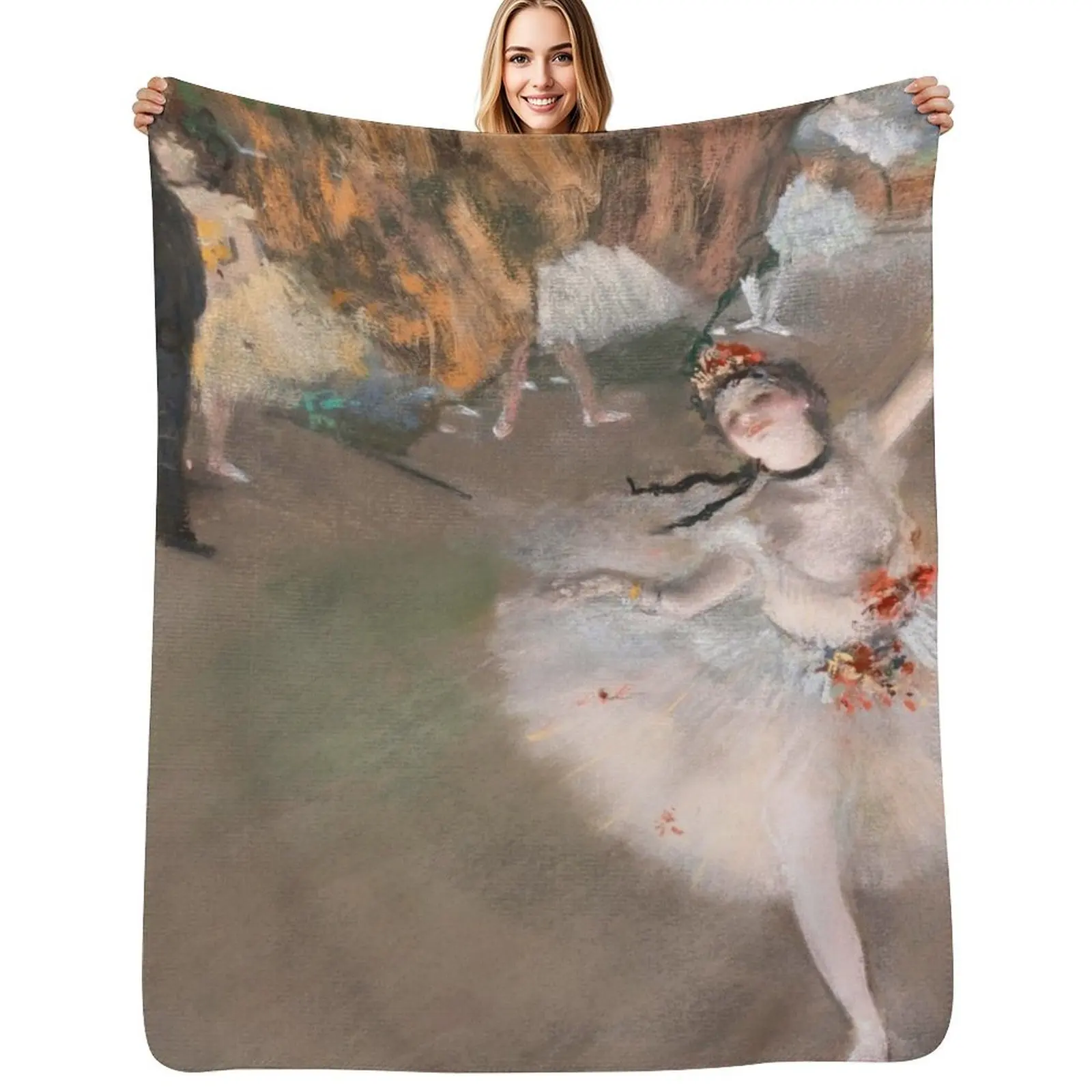 

The Star Dancer on Stage Edgar Degas Ballet Throw Blanket Summer Beddings wednesday Retros Luxury Thicken Blankets