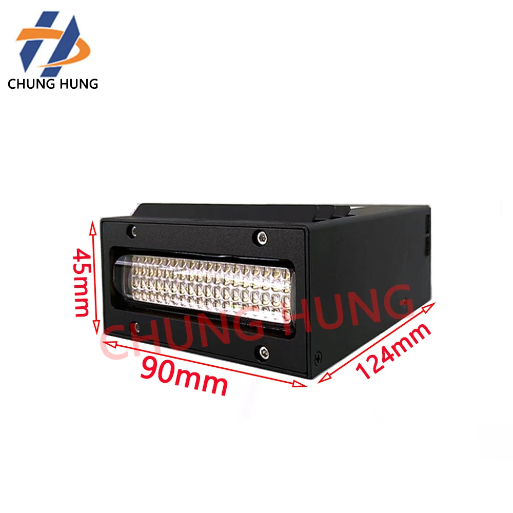 7020 Fan Cooling Ink Curing Lamp 200W For Parking Space/Wall/Ground DX5 XP600 UV LED Printer Drying Blue-Violet Lights