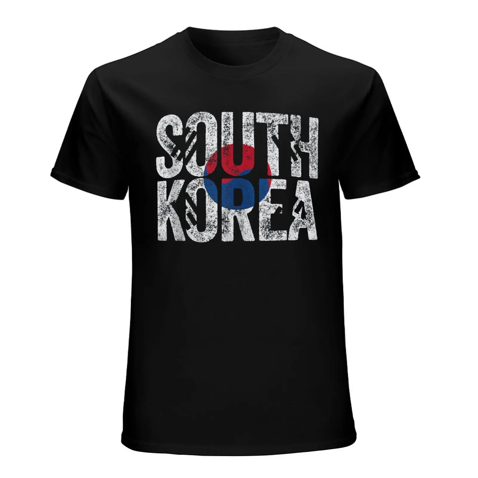 Men T-shirt South Korea Flag Cool South Korean Fans T Shirt Men\'s tee 100% Cotton XS-5XL O-neck Tshirt Fashion Short Sleeve