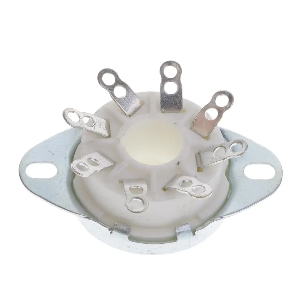 GZC8-Y-6 Керамическая монтажная трубка для печатной платы для KT88/6550/EL34 6SN7 6N8P