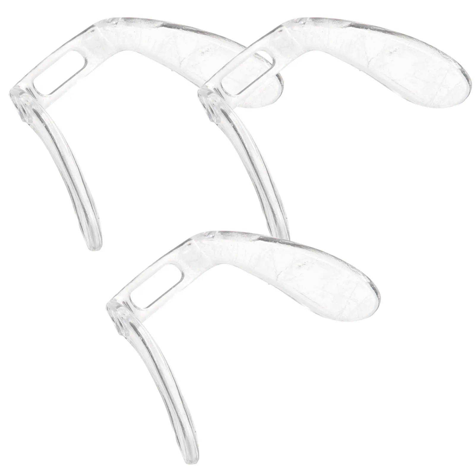 

4pcs Nose Pads for Glasses Transparent U shaped Anti slip Eyeglass Support Comfortable Hard Plastic 5 5x1 5mm Frame Accessories