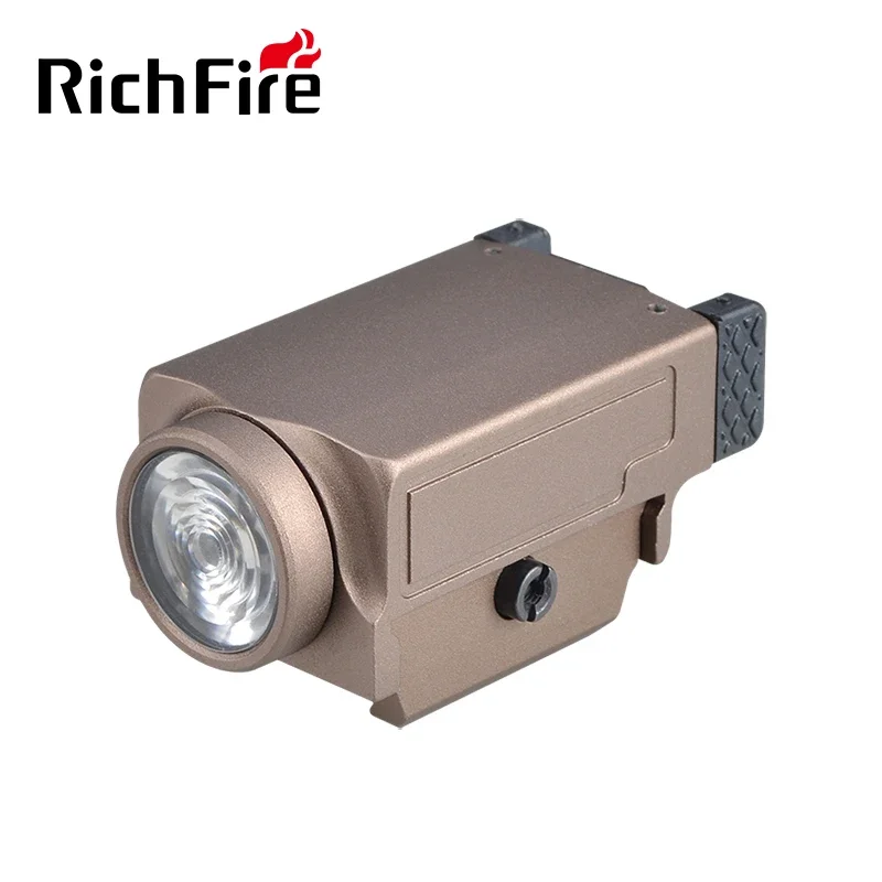 Richfire Power LED Flashlights KW CSLNM1.TG 800lumens Rechargeable Mini Pistol Light for Outdoor Sports- 20mm Mount Standard