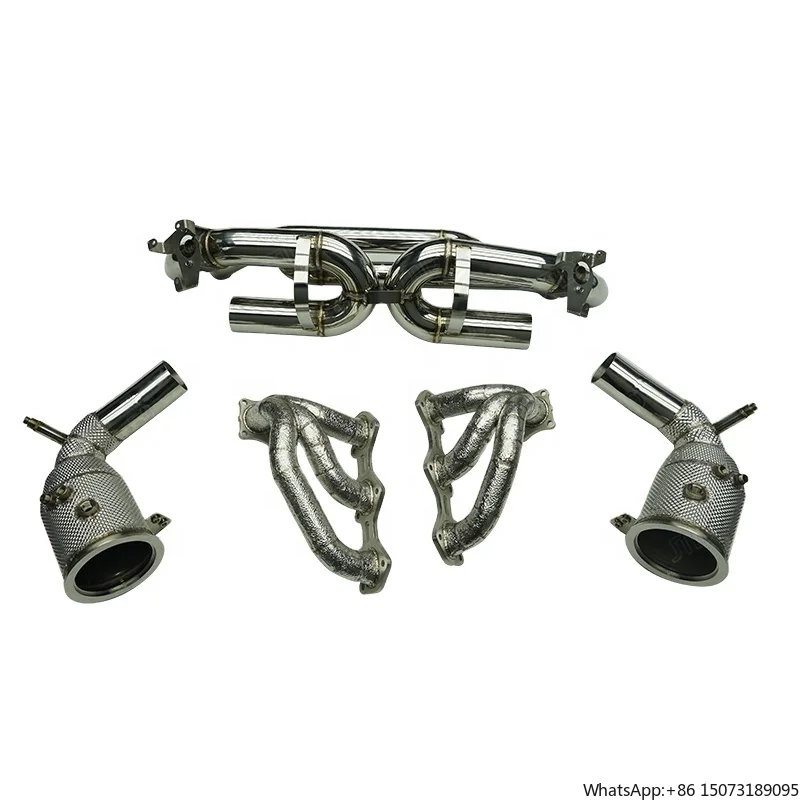 High Performance Stainless Steel Exhaust Catback System for  992 Carrera S 4S
