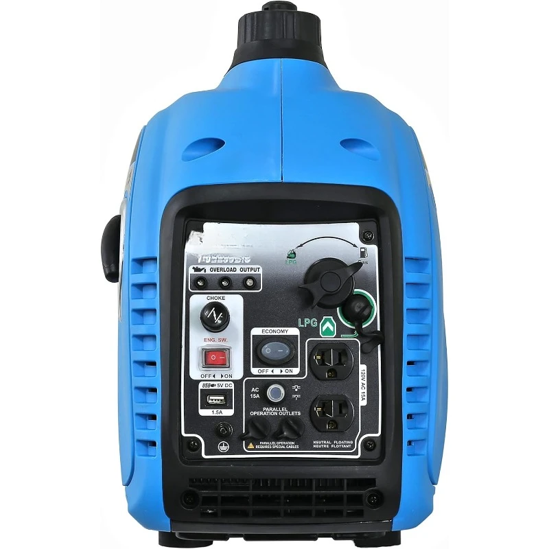 Pulsar 2,200W Portable Dual Fuel Quiet Inverter Generator with USB Outlet & Parallel Capability, CARB Compliant, PG2200BiS