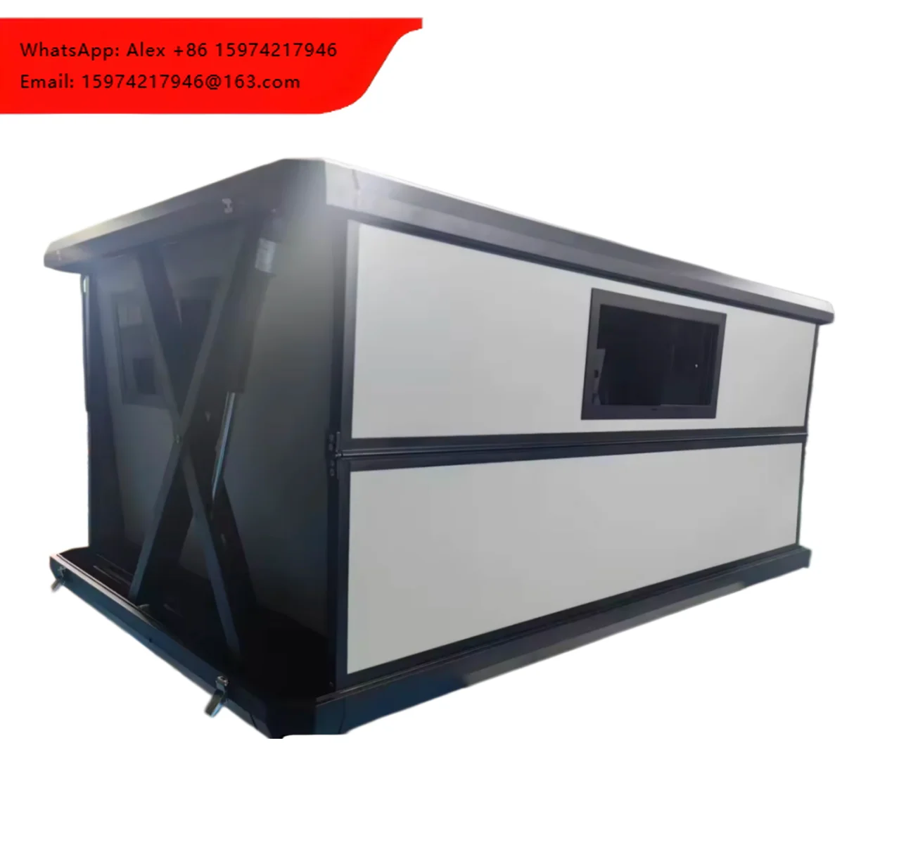 Aluminum Hard Shell Solar Powered Automatic Setup Rooftop Tents Electric Lift Camping Box