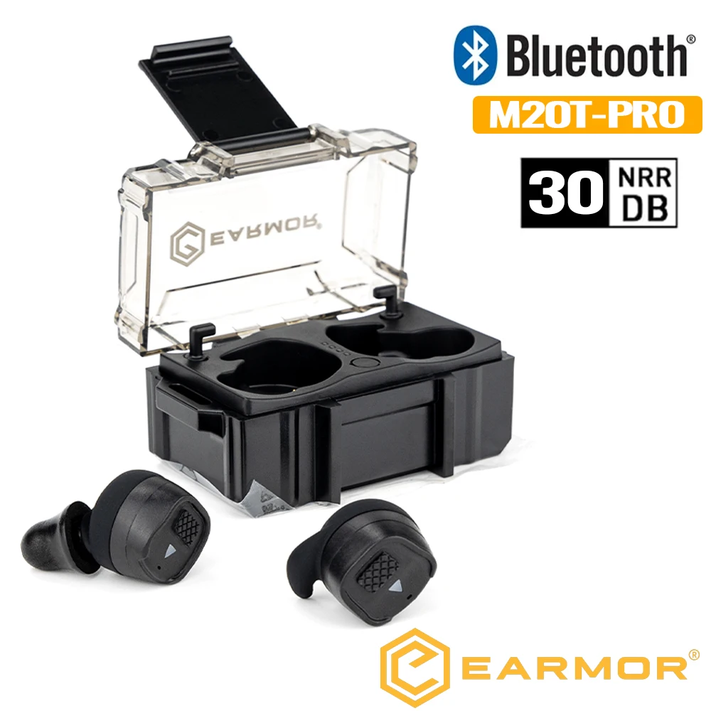 EARMOR M20T PRO Tactical Noise Cancelling Earbuds Electronic Earbuds Shooting Earmuffs  Noise Canceling & Sound Amplification