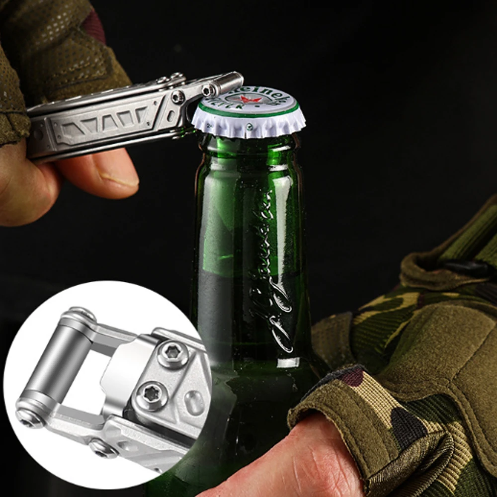 Mini stainless steel knife M390 blade outdoor EDC portable unboxing self-defense new rotatable small knife