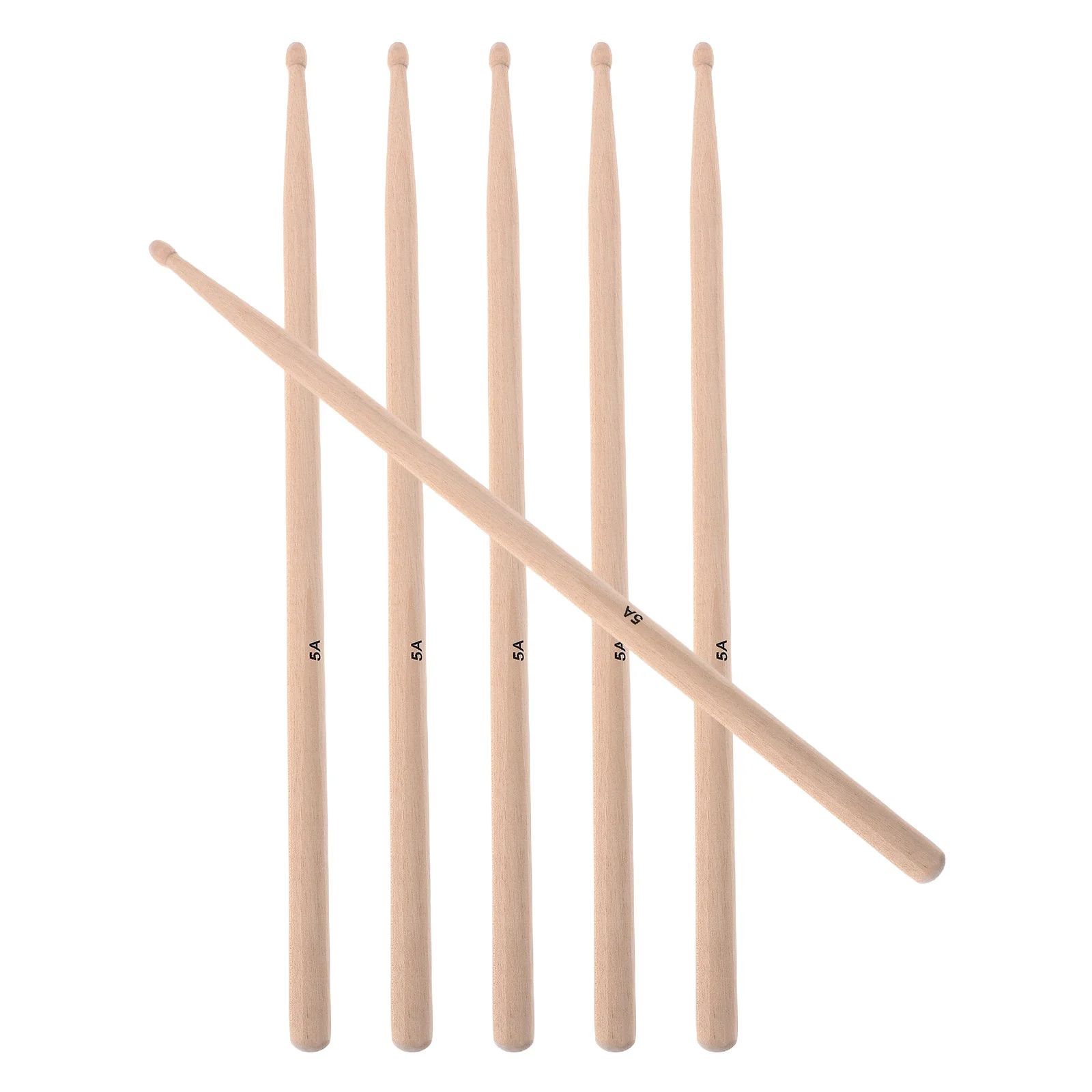 

3Pairs Drumsticks Maple 5a Wooden Classic Drumsticks for Practice Performance Jazz Electronic Drum Kit Drumming Accessories