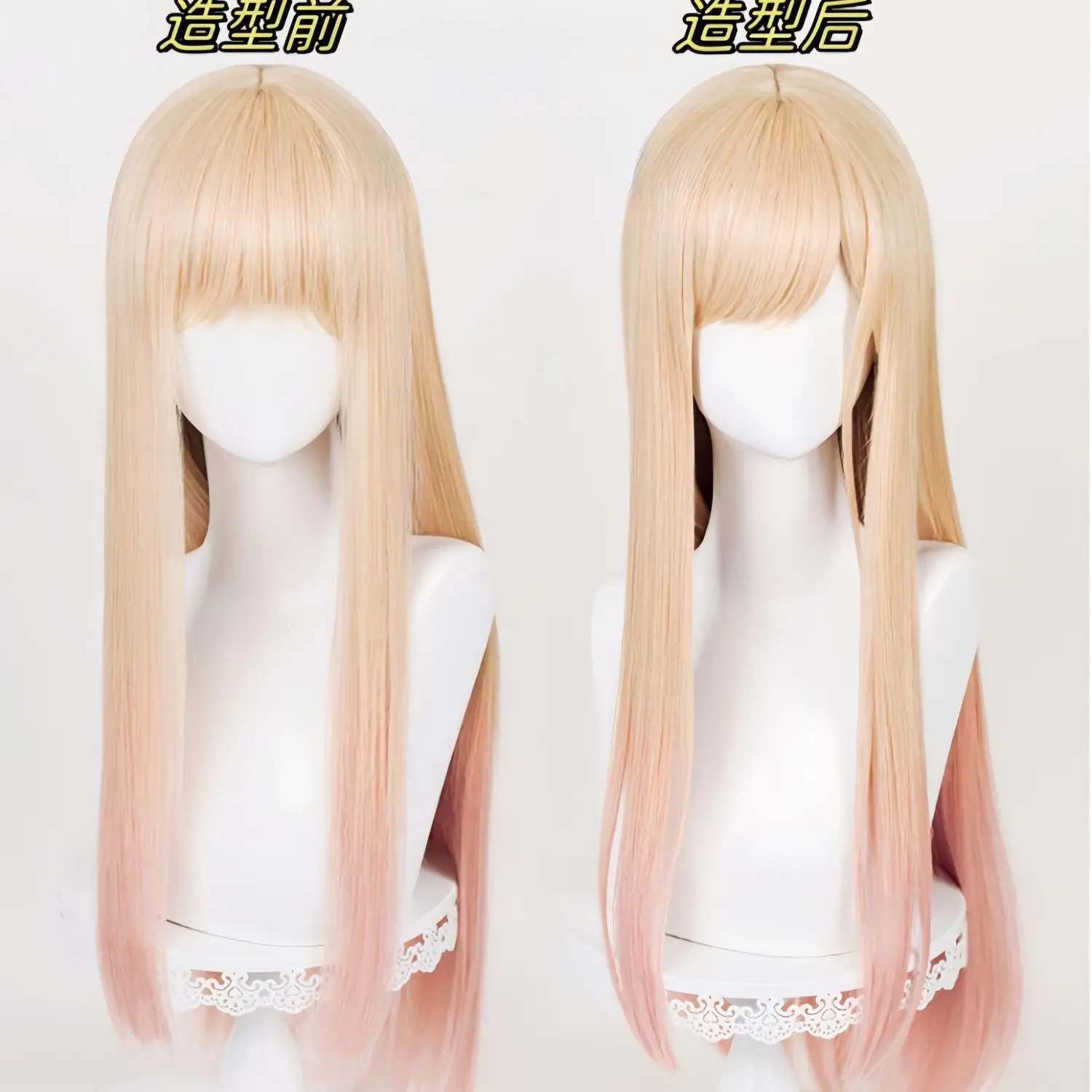 

Новый парик для косплея Марин Китагава из My Dress-Up Darling, градиентный стиль T-Color, термостойкое волокно, дышащая сетка-розетка