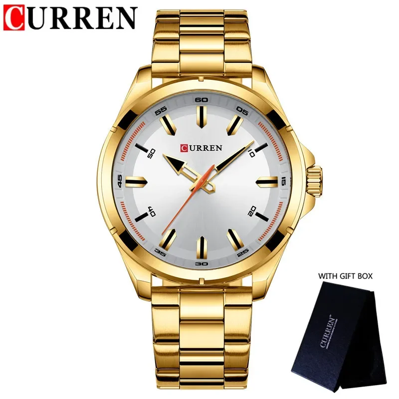 CURREN Men Watch M8320 Luxury Waterproof Military Army Male Clock Sport Stainless Steel Wristwatch relogio masculino 8320