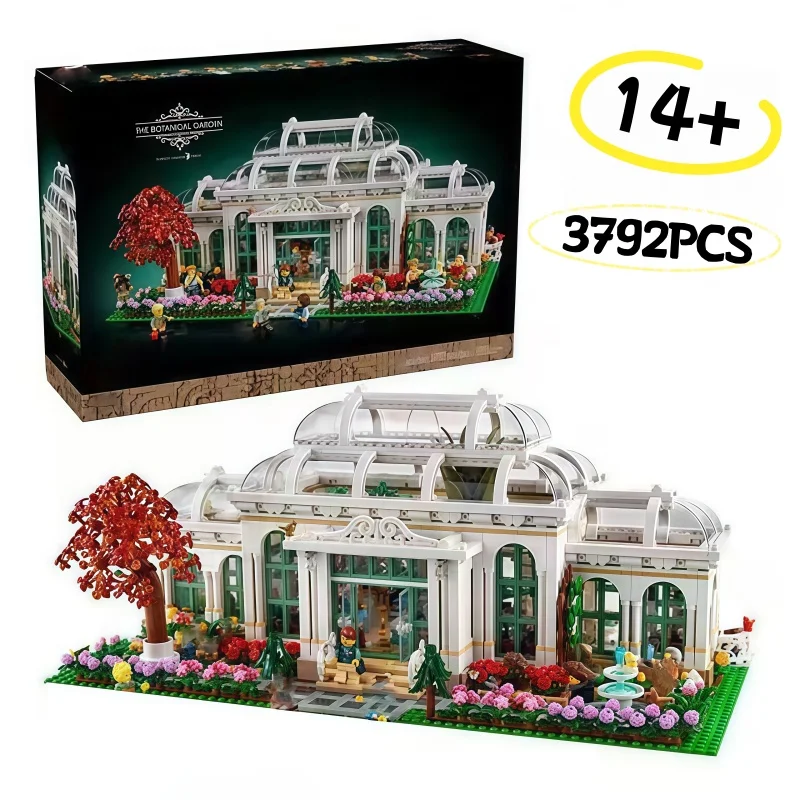 

Новинка, 3792 шт., модель botanical Garden, строительные блоки с видом на улицу, 21353, игрушки для сборки «сделай сам» для мальчиков и девочек, рождественские подарки для взрослых