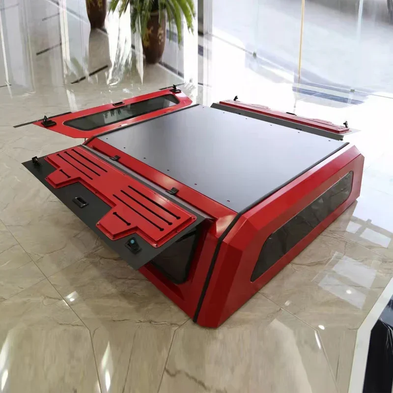 Surface Electrophoresis Anti-theft Expand Popular Steel Powder Coating Pickup Trunk Canopy with Acrylic Windows