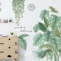 Bamboo Plant Tile Wall Sticker For Decorative Vinyl Walls Bedroom Accessories Adhesive Wallpaper Wall Art Room Decor Wall Decor