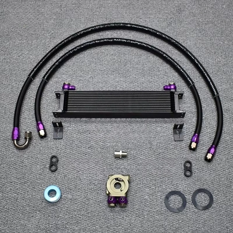 For Toyota GR Yaris Engine Oil Cooler Kit Direct Fit Racing Cooling Aluminum Radiator AN10