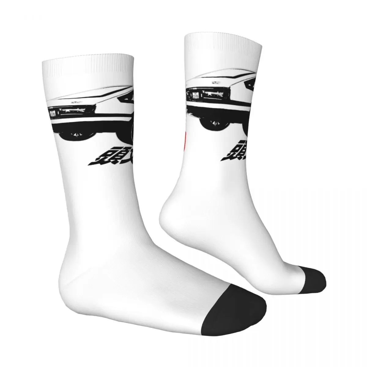 AE86 Initial D Men Women Socks Outdoor Novelty Spring Summer Autumn Winter Stockings Gift