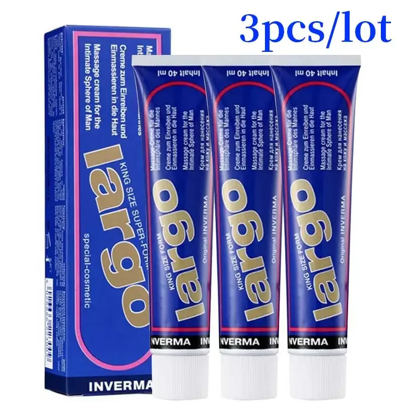 

3pcs Largo Sex Cream Penis Extender Enhancer Big Dick Penile Enlargement Growth Herbal Cream for Men Adults Sex Products