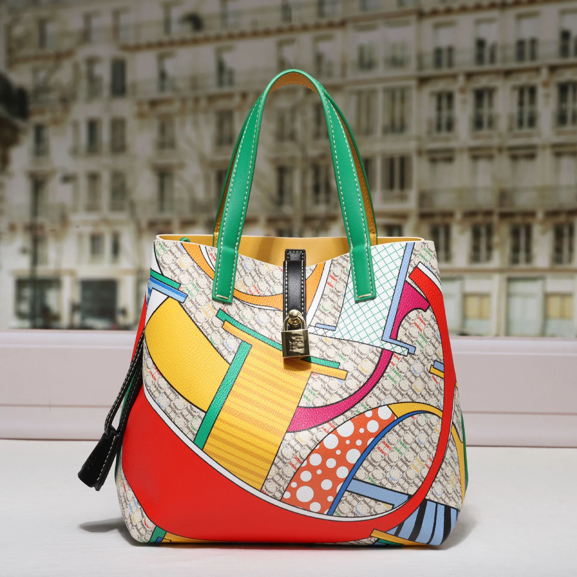 

2025 Structured Bucket Bag for Women, Soft Leather Mini Top Handle Purse, Chic Convertible Crossbody Bag for Casual & Office