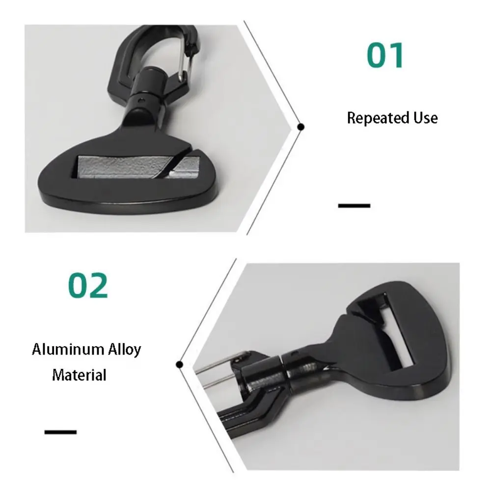 

Anti-interference Pet Safety Buckle Easy to Use Sustainable Pet Travel Car Seat Hook Durable Dogs Locking Snap Seat Belts