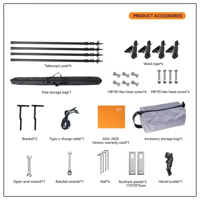 Изготовленное на заказ графеновое покрытие, внедорожник, караван, автомобиль, кемпер, выдвижной навес, открытый кемпинг, большое пространство, 270, боковой автомобильный тент, палатка