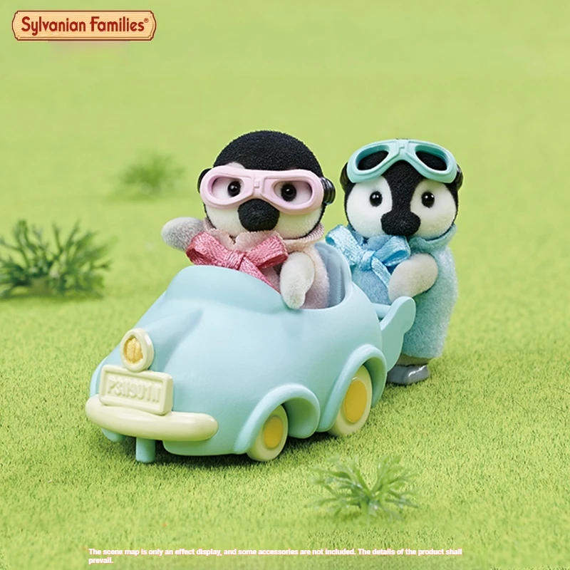 แท้ Sylvanian Families อะนิเมะจําลอง Playhouse ของเล่นตกแต่งห้องของเล่นคริสต์มาสของขวัญ