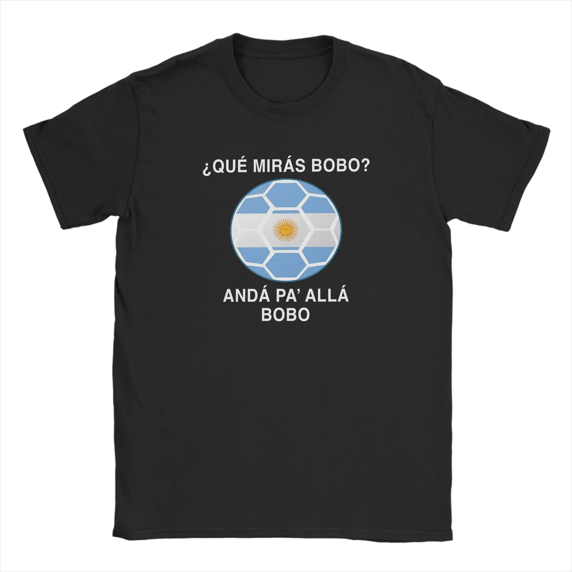 Que Miras Bobo Messi T Shirt Summer  Y2K Basic T Shirts 100% Cotton Harajuku Tee Shirt For Men Casual Tees,