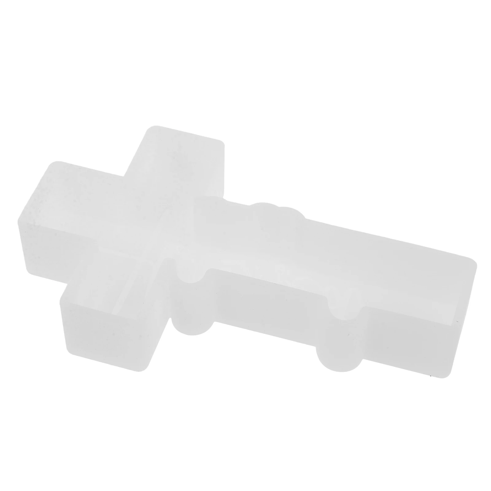 

Cross Shaped Epoxy Silicone Reusable Non-Stick Diy Crafts Mold Flexible Durable Resin Wax Casting Tool For Decor Handicraft