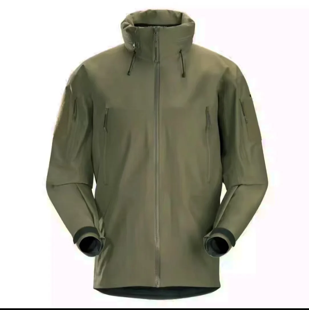 AlphaJacketGen2 Wasserdichte Alpha-Hartschalenjacke, taktische Armee-Fan-Jacke, winddichte Jacke zum Aufladen – Detail 19