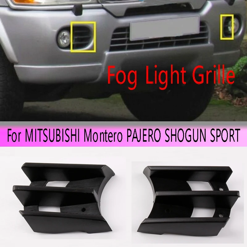 2 Stuks Mistlamp Voor Mistlamp Grille Mistlamp Cover Voor Mitsubishi Montero Pajero Shogun Sport