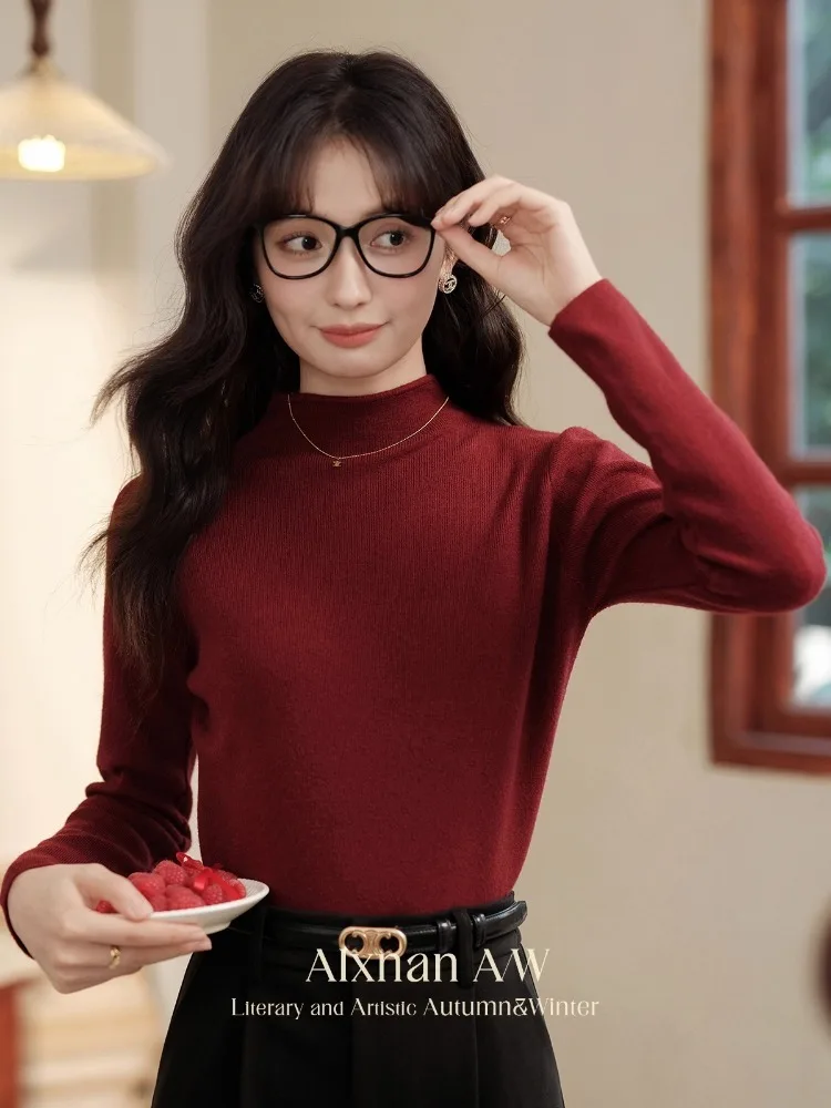 ALXNAN Plus Size Women's Black Pants Autumn Fashion Straight Casual Wide-leg Pants Office Lady Elegant Baggy Trousers D08528-1