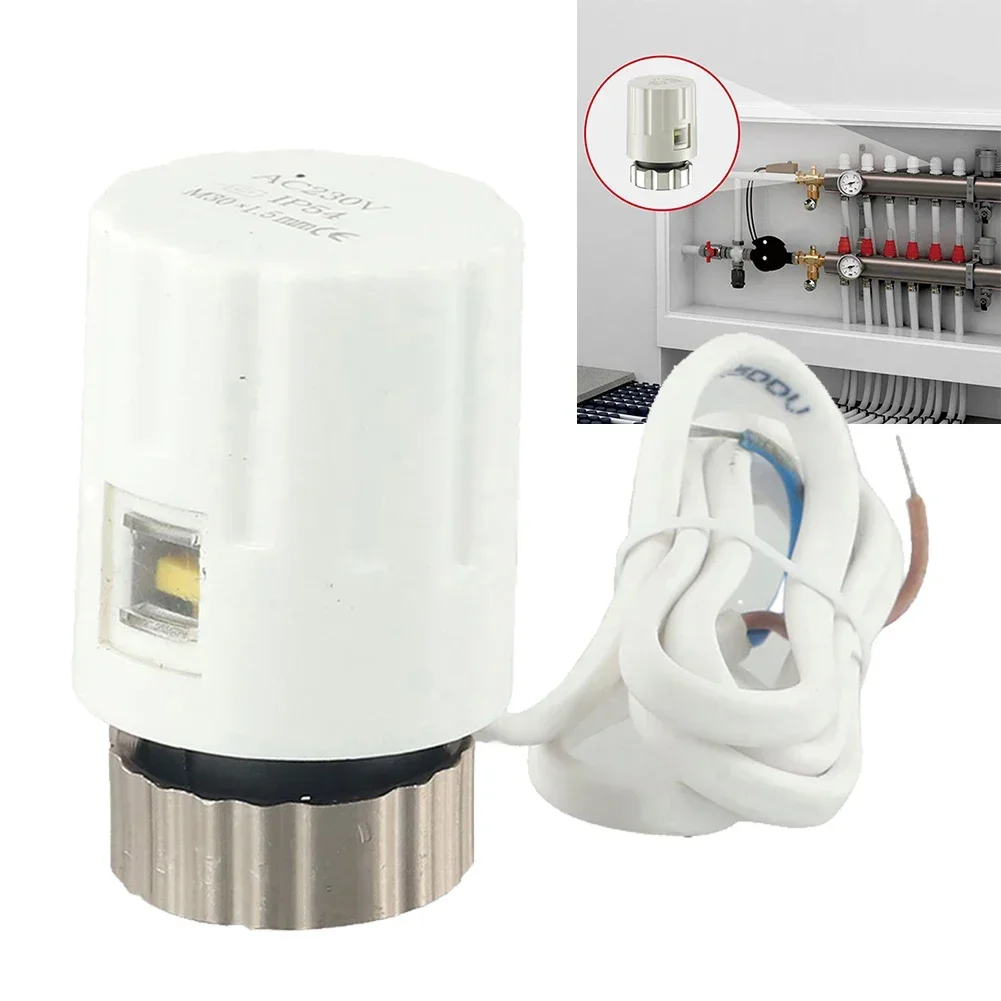 

Электрический привод нагревательного клапана 230 В, решение для домашнего отопления, трещинный материал, огнестойкий дизайн, защита IP54