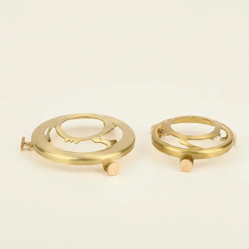 Hoyytu High Quality Brass Lamp Shade Fixed Ring 3 Holes 60/78mm Reliable Socket Connector for DIY Lamp Customization