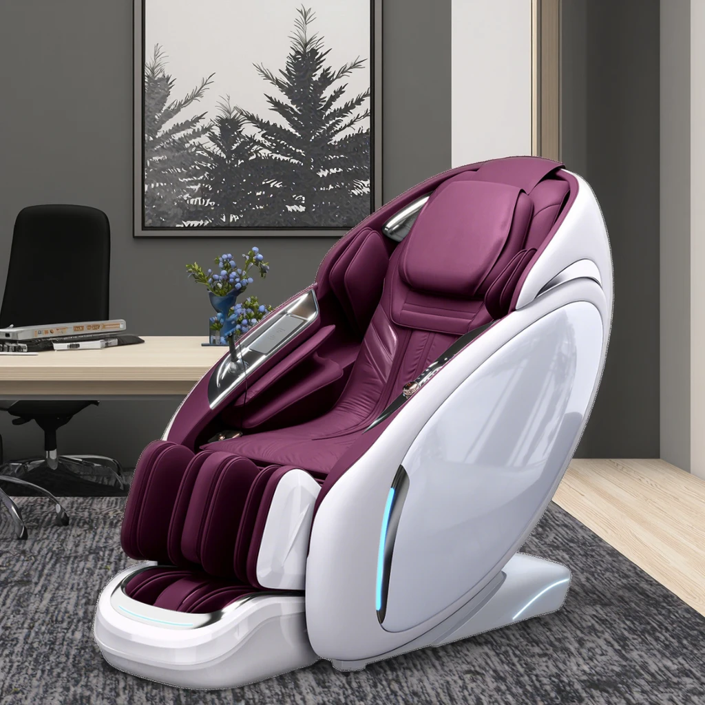 

Full Body Massage Chair Luxury Zero Gravity Shiatsu Electric Heating SL Track 4d Massage Chair Ai Voice Control