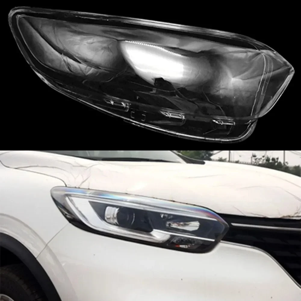 

Transparent Headlamp Lens Cover for Renault Kadjar Front Car Light Shell Lampshade Headlight Cover for 2016-2018 Models