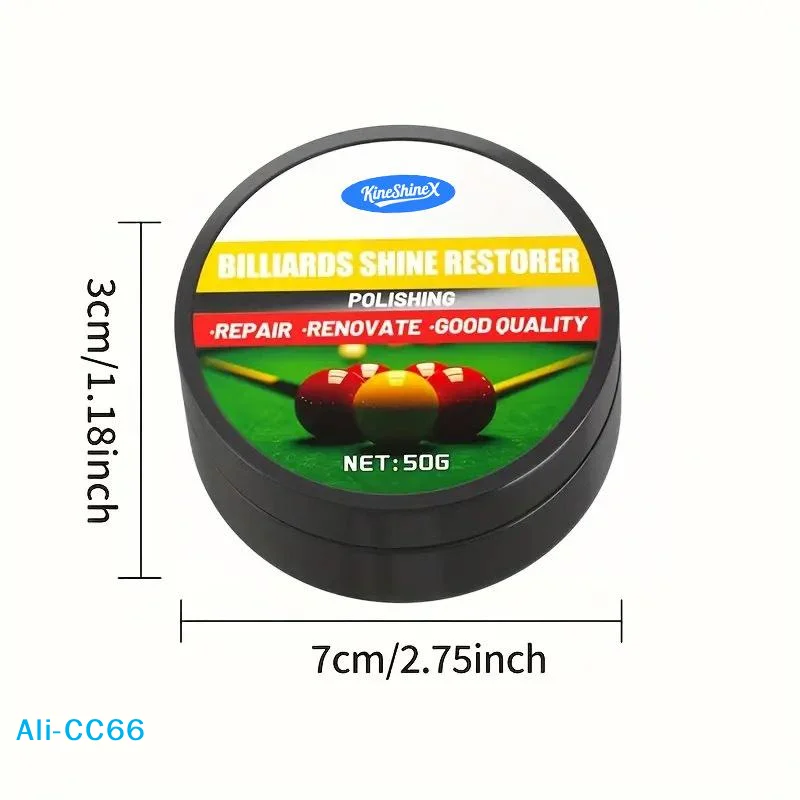 

Воск для чистки бильярдных шаров 50 г с губкой для очистки, восстановления и полировки, удаляет пыль, грязь и налет для бильярдных шаров, для начинающих и профессионалов.