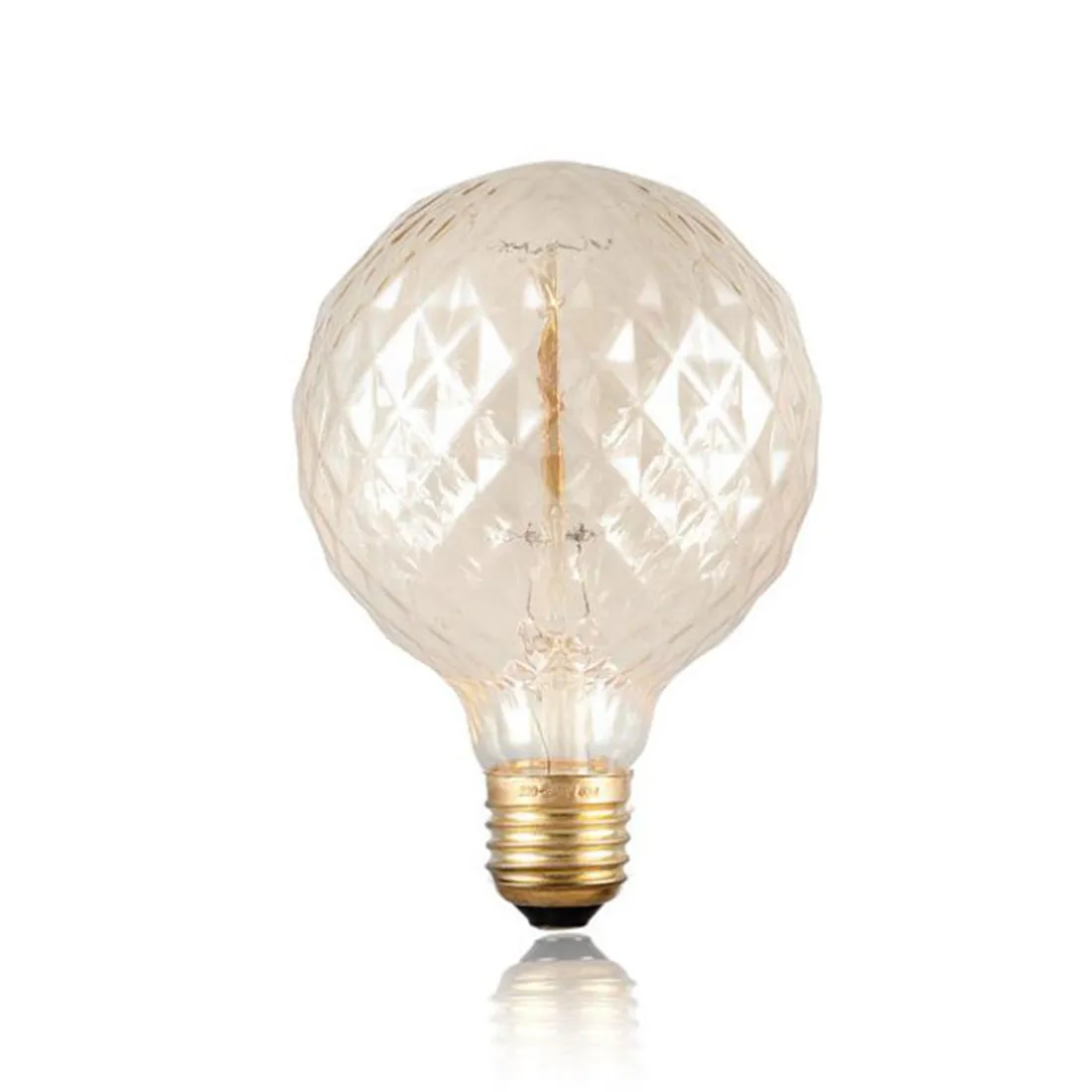 1/3/6/9pcs Pack G95 Pineapple Bulb Retro Edison Lamp Dimmable 40W 2300K Decorative Filament Bulbs for Restaurants Cafes Bar