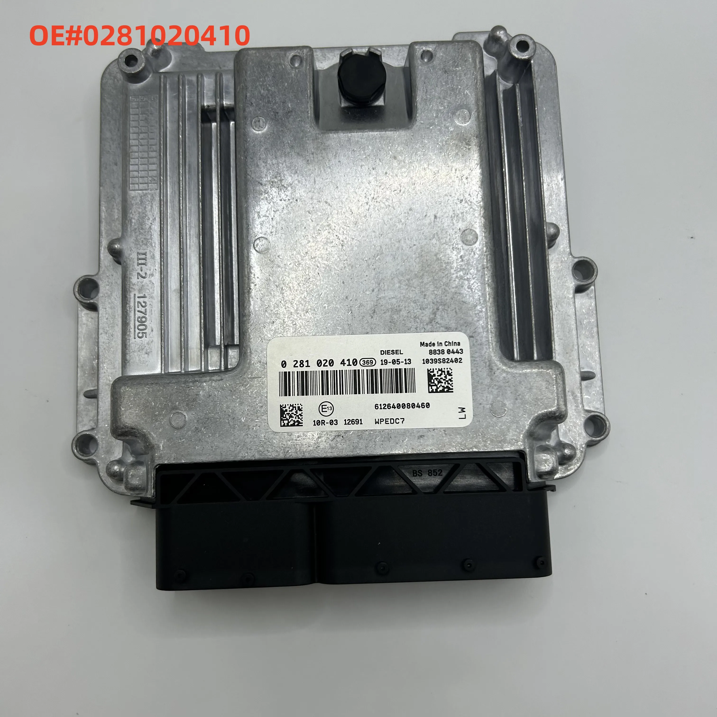 New  0281020410  0281 020 410 Engine Computer Board ECU EDC17V44 612640080460 For Weichai