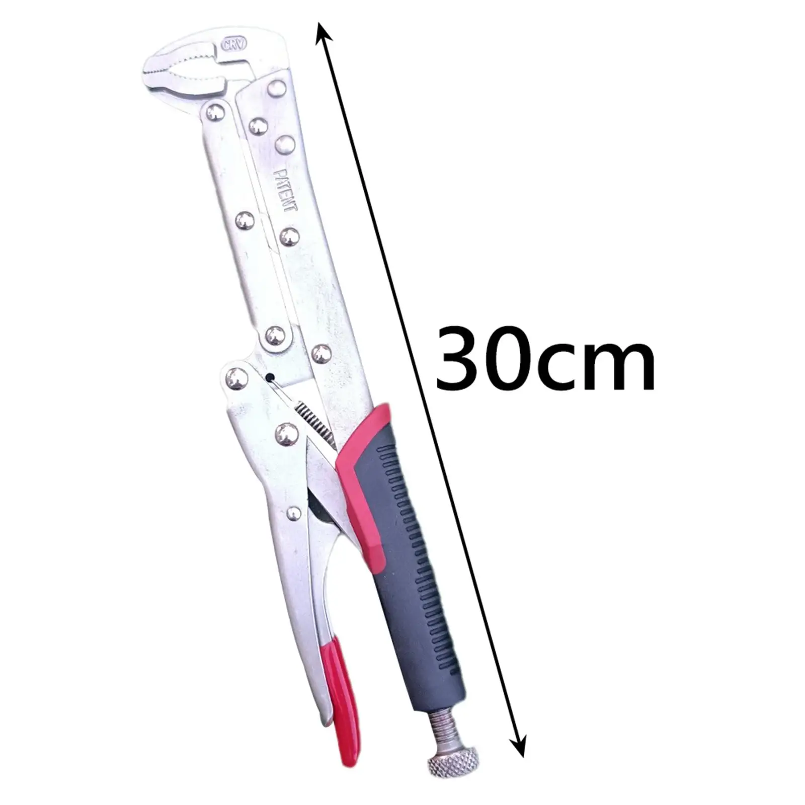 Multifunctional Curved Jaw Locking Pliers 12 Inch Long Neck Round Nose for Auto Mechanic Repair Heavy Duty Steel