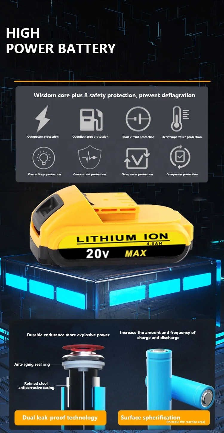 Cacciaviti elettrici portatili con batteria ricaricabile personalizzata JBS Set di trapani a percussione a batteria Kit di cacciaviti elettrici portatili