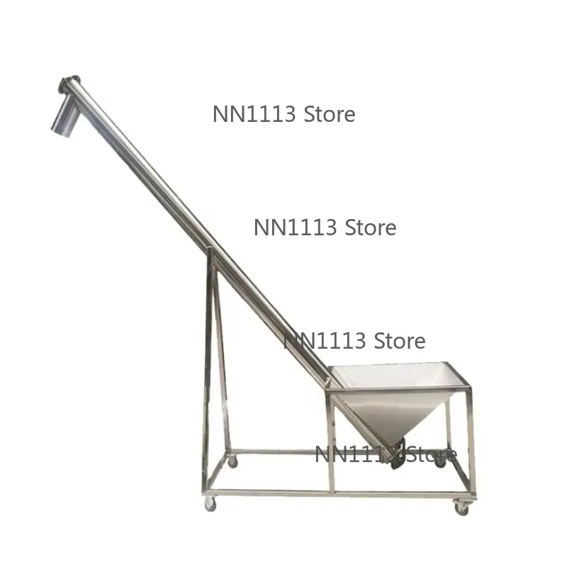 

Updated Model Vertical Stainless Steel Powder Rice Plastic Powder Food Pellet Condiments Flour Spiral Screw Grain Conveyor