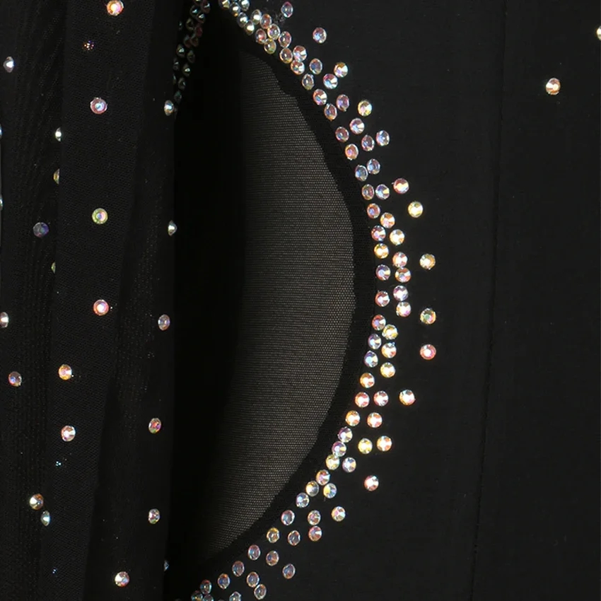 Waltz Ballroom Competition Dance Dress Standard Performance Stage Costumes Woman Evening Gowns Sexy Suspenders Applique