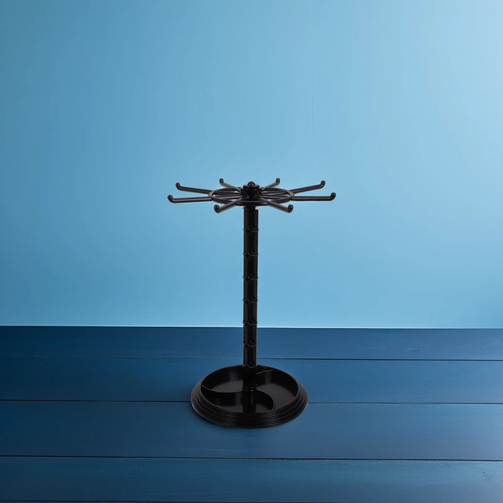 

Jewelry Storage Rack Display Stand Rotating Keychain Holder Necklace Organizer Bracelet Desk Tree Vendor