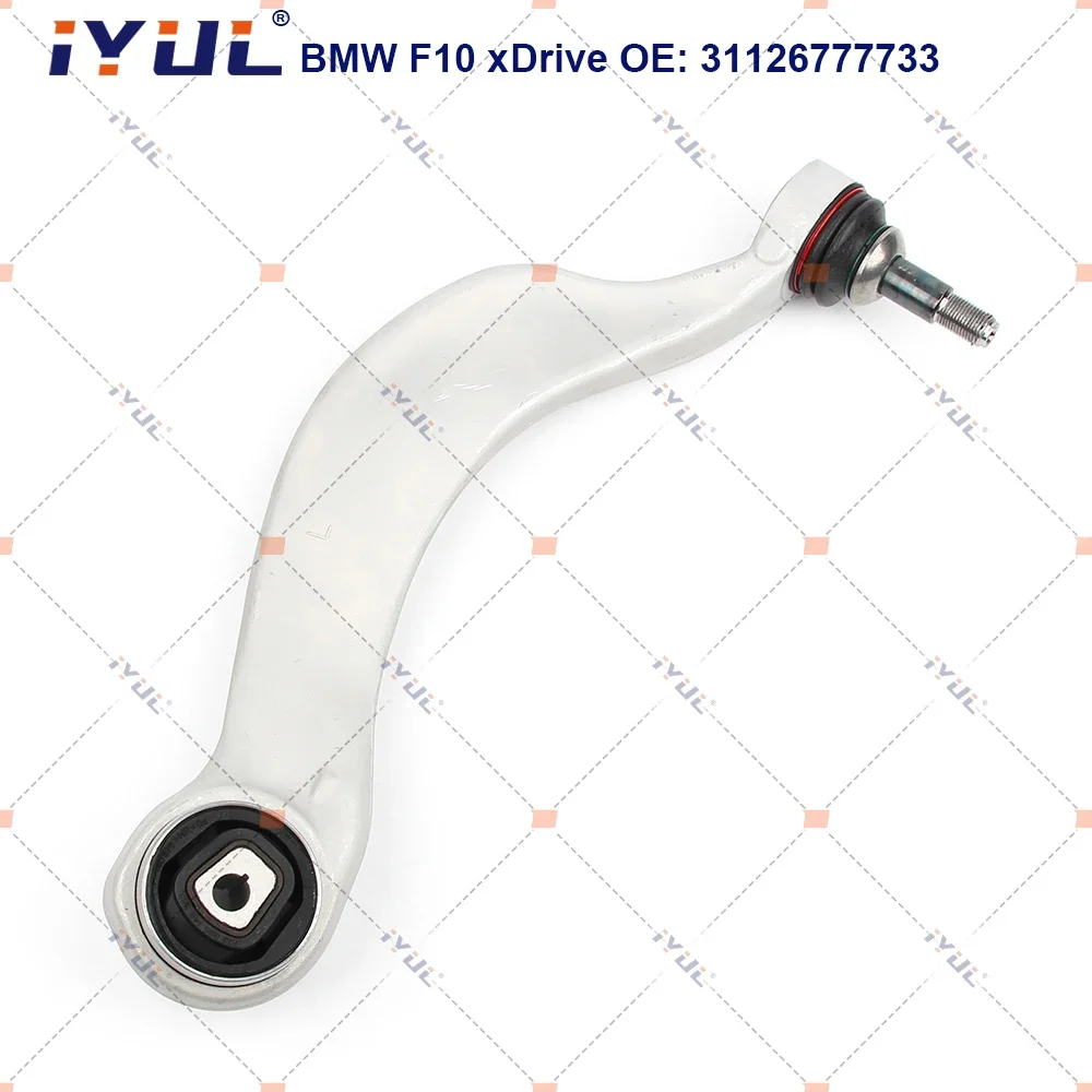 IYUL A Pair Front Lower Suspension Control Arm Curve For BMW 5 6 Series F10 F18 F11 F12 F13 xDrive 31126777733 31126777734