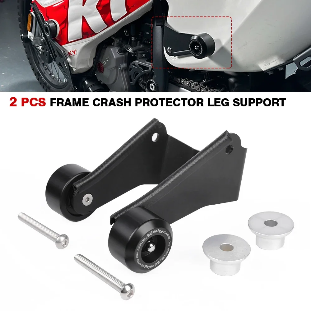 For KOVE 450 Rally Motorcycle Frame Fairing Crash Slider Engine Front Fork Axle Slider Rear Swingarm Protector Colove 450 Rally
