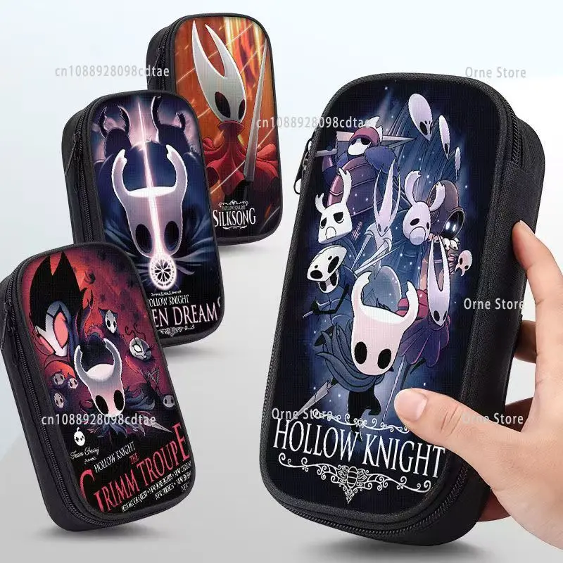 

Hollow Knight Silksong аниме пенал большой пенал для хранения ручек аксессуар для ролевых игр Хэллоуин Рождественский подарок
