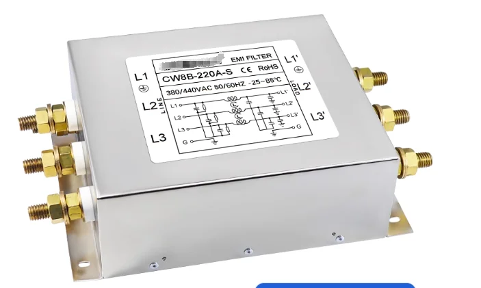 CW8B-220A-S CW8B-240A-S CW8B-250A-S CW8B-260A-S CW8B-280A-S CW8B-300A-S Three phase three wire AC power filter 380V EMI