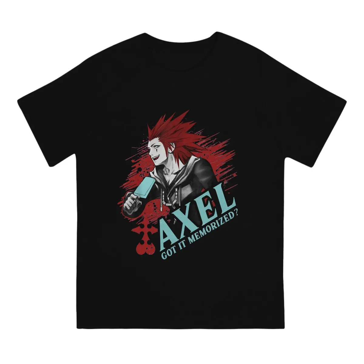 Kingdom Hearts Riku Game Newest TShirt for Men Axel Got It Memorized Classic  Round Neck Pure Cotton T Shirt Personalize