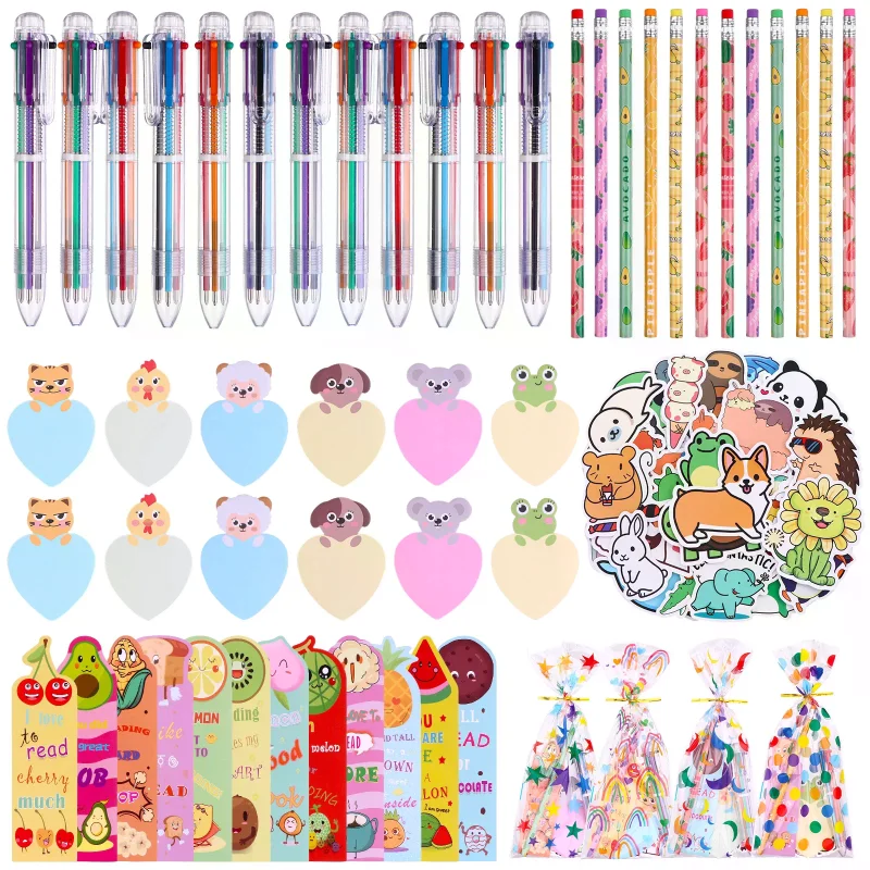 

Многоцветная шариковая ручка 6-в-1, 6-цветные выдвижные шариковые ручки, школьные принадлежности, письменные принадлежности для студентов и детей