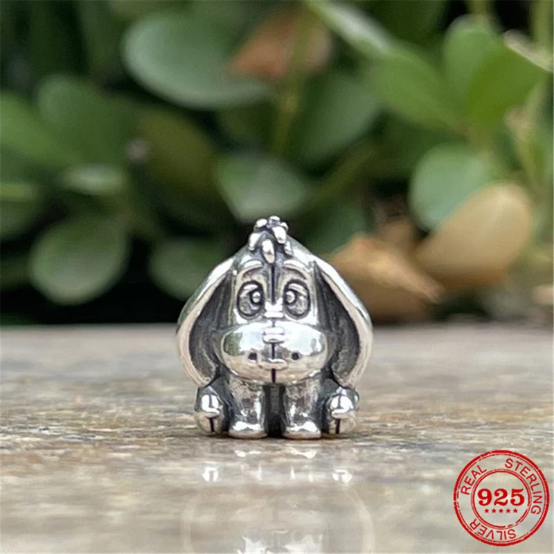 925 Sterling Silver Disney Stitch & His Toy Dumbo Mickey Snow White Clip Charms Beads Fit Original Pandora Bracelet DIY Jewelry